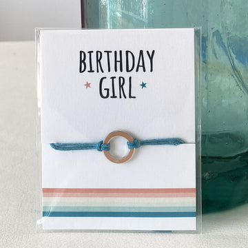 Birthday Girl Coral and Mint